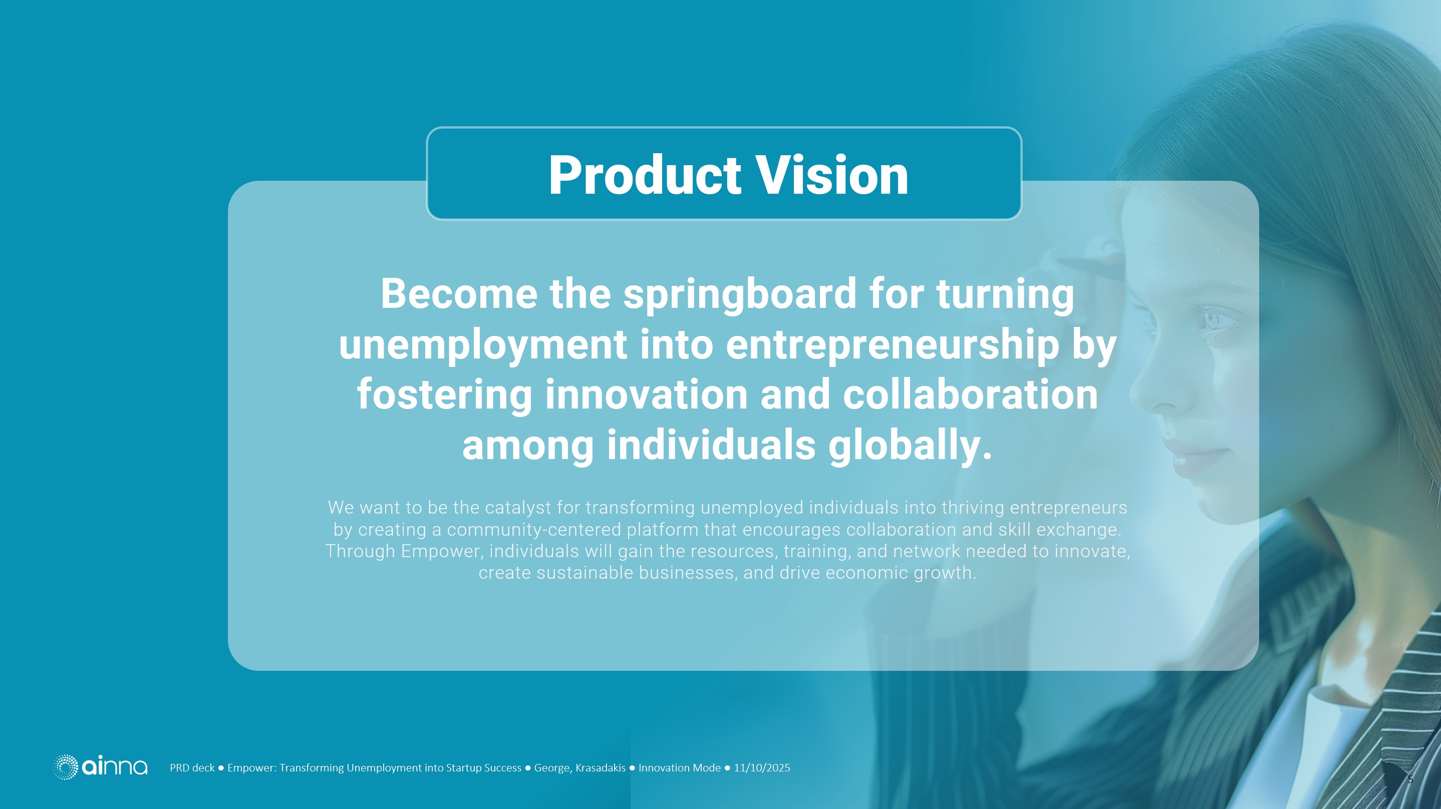 Product Requirements • Product Vision