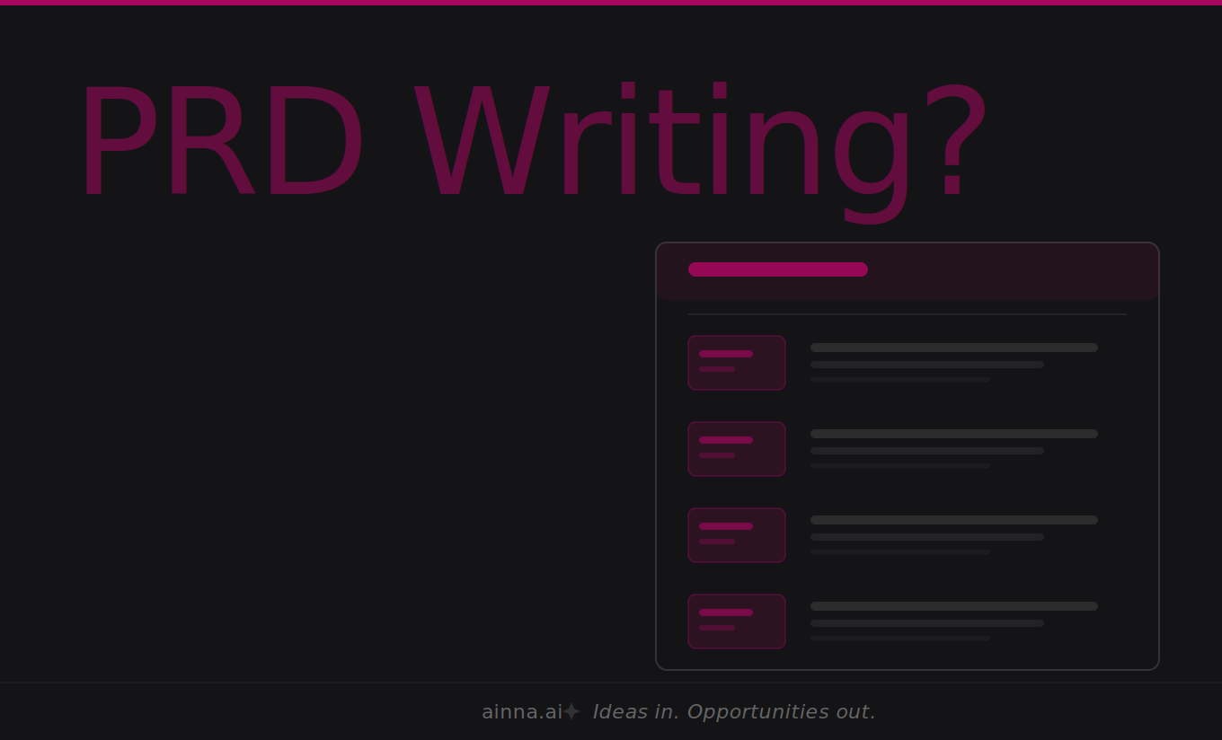 Prd Text How Do You Write a Great PRD in the AI Era? | Ainna